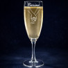 Flûte da champagne mani intrecciate
