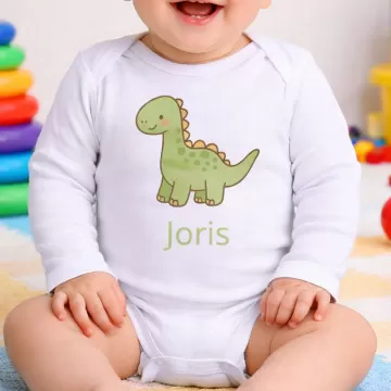 Body neonato manica lunga dinosauro