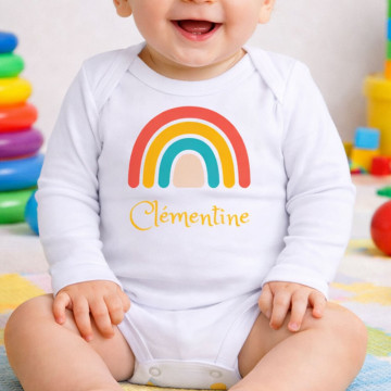 Body lungo Arcobaleno personalizzato