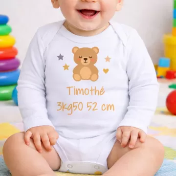 Body lungo nascita personalizzato