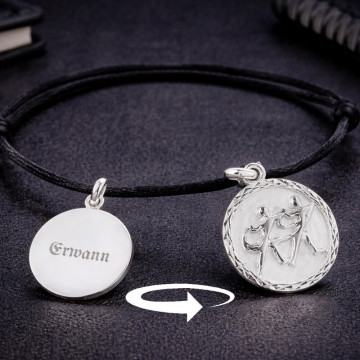 Bracciale segno zodiacale in argento