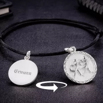 Bracciale segno zodiacale in argento