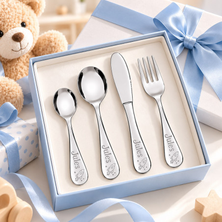 Set di posate personalizzato per bambini