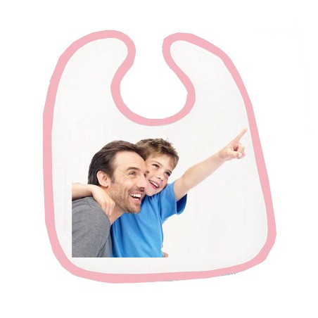 Bordo rosa con foto in alto Bordo rosa con foto in alto