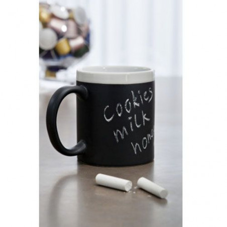 Tazza ardesia con gesso  Tazza ardesia con gesso