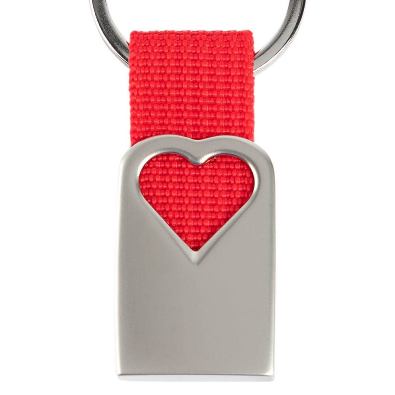 Portachiavi cuore personalizzato