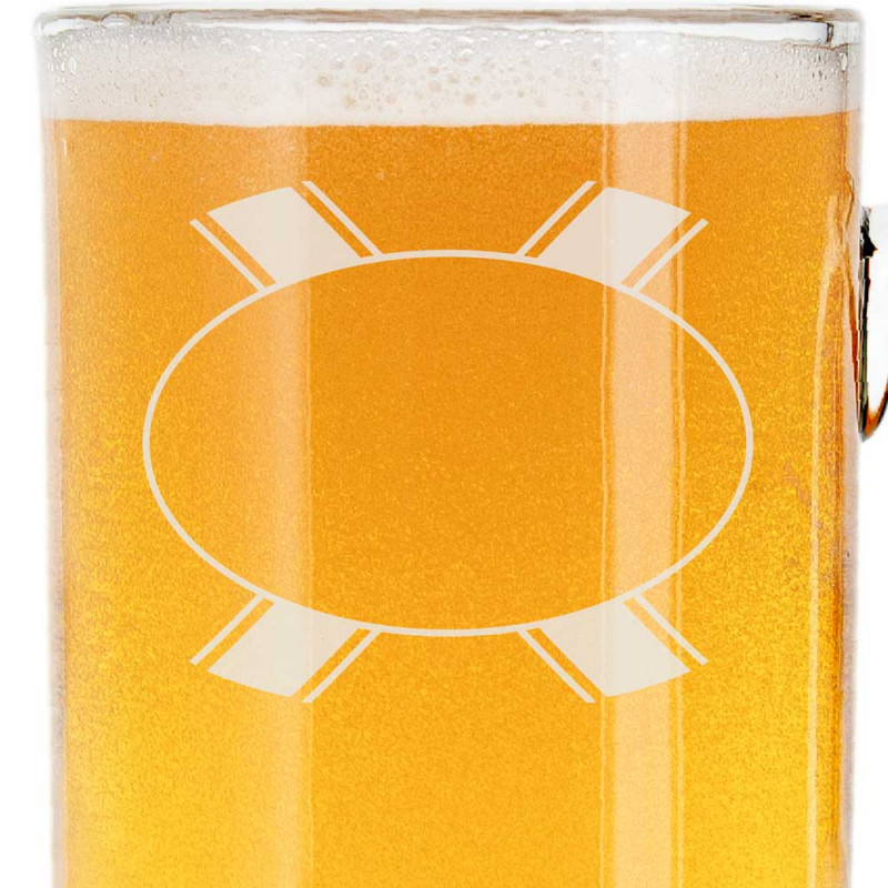 Tazza di birra di vetro tradizione personalizzata
