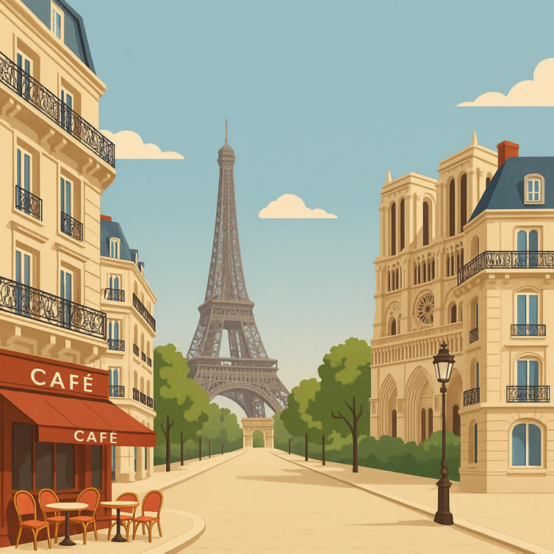 Quadro Personalizzato Famiglia a Parigi