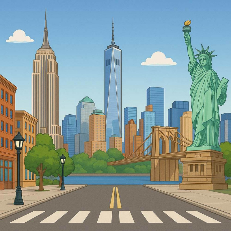 Quadro personalizzato famiglia a New York
